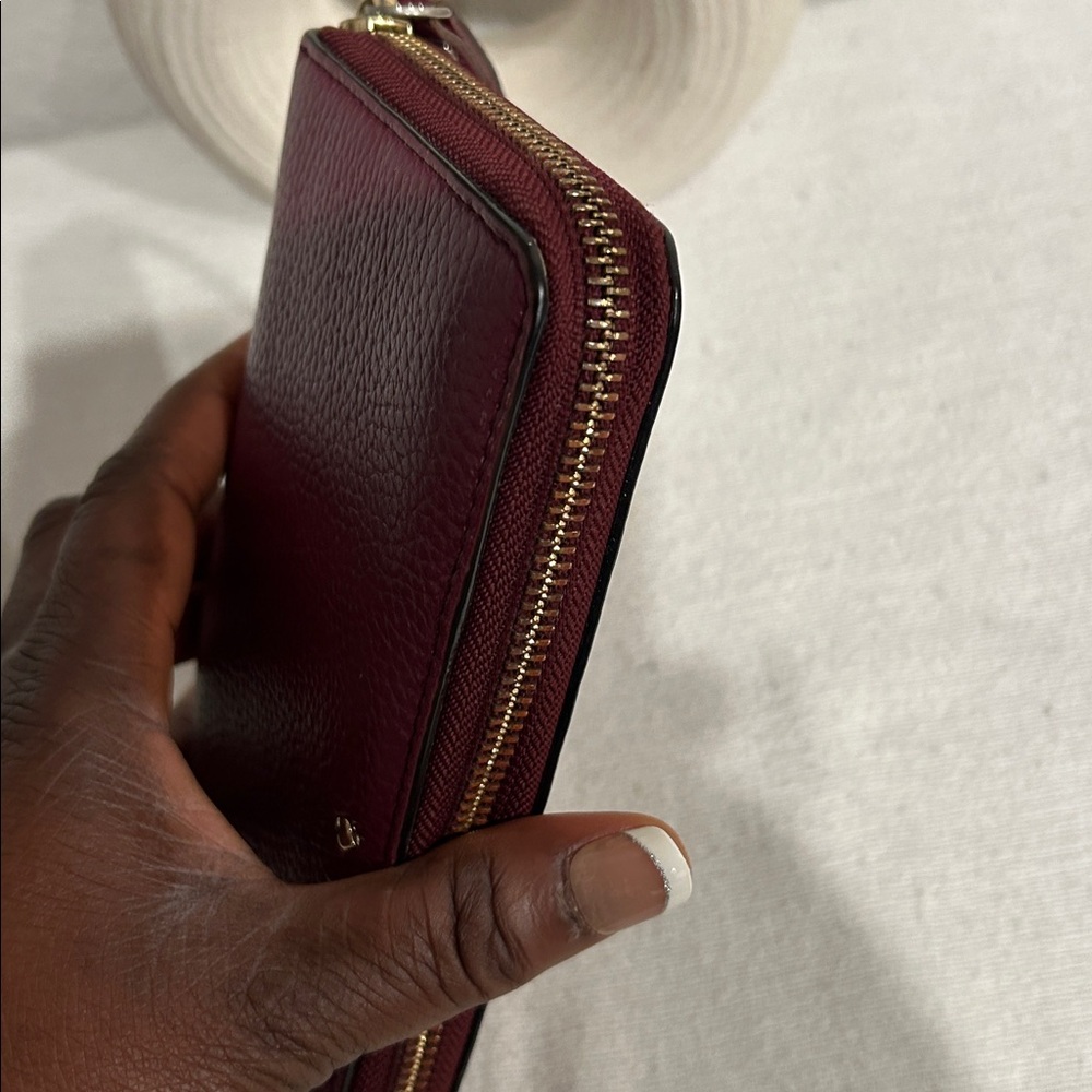 Kate Spade Red zippy Wallet - Picture 5 of 17